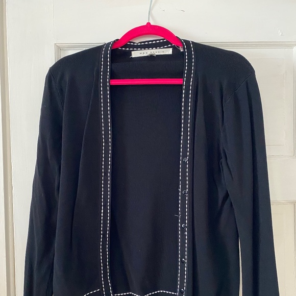 Max Studio Cardigan with Detail Stitching - Picture 1 of 3